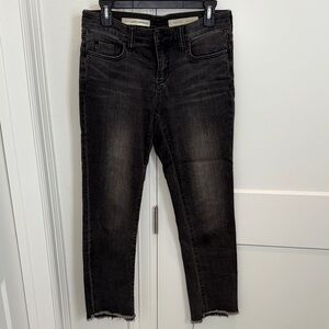 Pilcro and the Letterpress Dark Wash Cropped Jeans